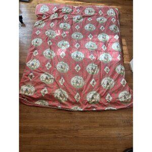 Lot of 2 Vintage Rare Robert Kauffman Handmade Comforters, Animals ~65W x 84L